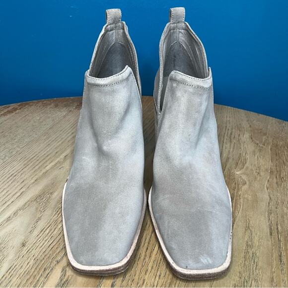 New! Jeffrey Campbell Rosee Suede Bootie Square Toe Western Women’s Size 10 - Picture 6 of 10